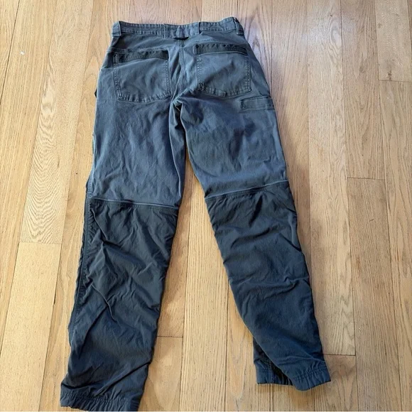 Duluth Pants Men 32x34 Gray Flex Fire Hose Brush Briar Double Knee Flex Hunting - Picture 8 of 11